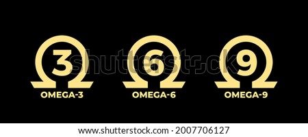 Omega 3 Source vector round badge logo icon