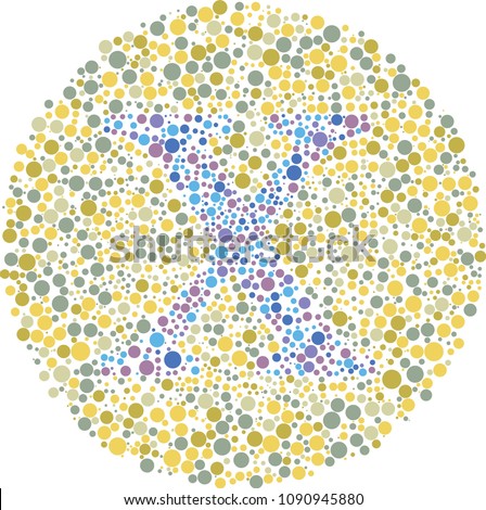 Omega Eye Test

Part of my Greek collection of eye test designs. The Letter Omega cunningly hid inside an Ishihara inspired design.