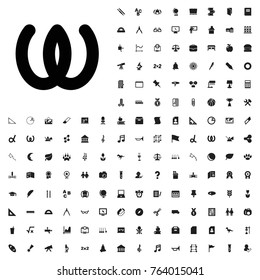 Omega icon illustration isolated vector sign symbol. education icons set for web and mobile.