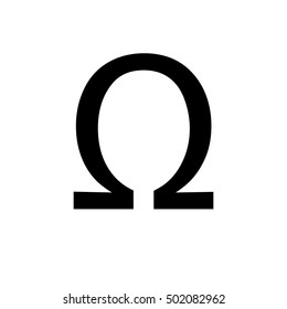 Omega Icon, Omega Symbol.