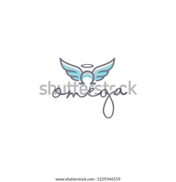 Omega Logo Brand Stock Vector (Royalty Free) 1229346559