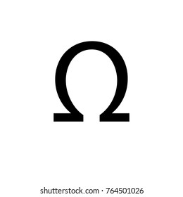 Omega simbol icon