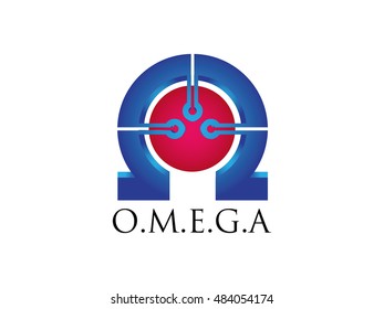Omega Technology Logo Vector