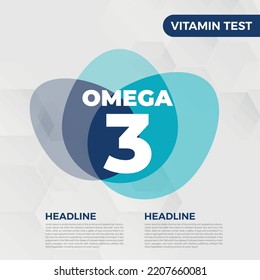 Omega3 Vitamin icon Vector illustration oil fish omega
