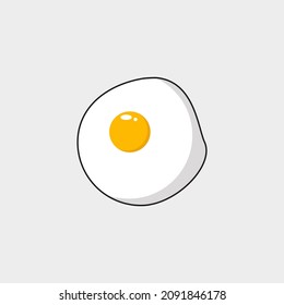 omelet eye egg illustration appetizing