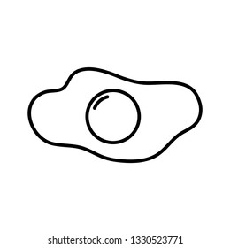 omelet icon. egg icon vector