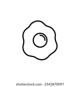 Omelet icon. filled and line stroke icons