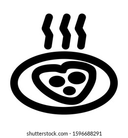 omelet icon isolated sign symbol vector illustration - high quality black style vector icons
