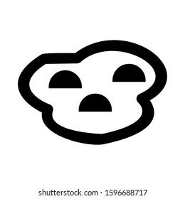 omelet icon isolated sign symbol vector illustration - high quality black style vector icons
