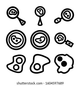 omelet icon isolated sign symbol vector illustration - Collection of high quality black style vector icons
