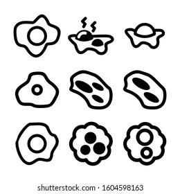 omelet icon isolated sign symbol vector illustration - Collection of high quality black style vector icons
