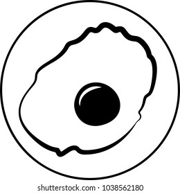 Omelet Icon, Omelette Icon Vector Art Illustration
