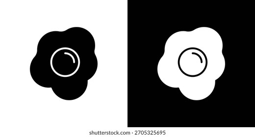 Omelet icon, simple flat style. for ui or ux designs