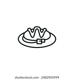 Omelet icon. Simple omelet icon for social media, app, and web design. Vector illustration