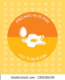 Omelet Icon for Web, Applications, Software & Graphic Designs.
