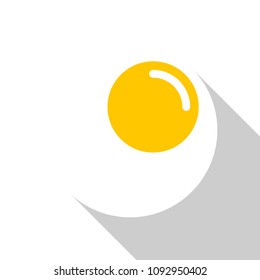 Omelet. Logotype. Flat style.