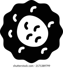 Omelett   Vektorgrafik auf transparentem Hintergrund. Hochwertige Symbole. Glyphen Vektorsymbole für Konzept und Grafikdesign.
