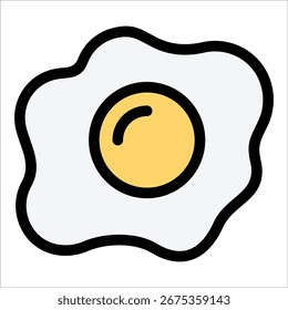 Elemento de icono de tortilla para el diseño