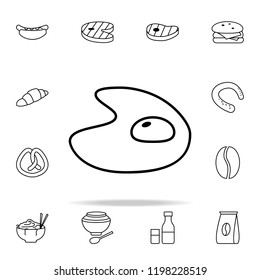 omelette icon. Food icons universal set for web and mobile