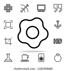 omelette icon. web icons universal set for web and mobile on white background