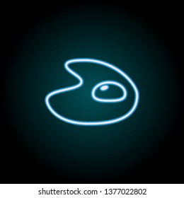 omelette neon icon. Elements of Food set. Simple icon for websites, web design, mobile app, info graphics