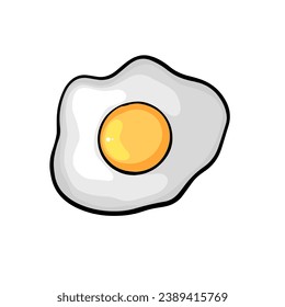 omelette vector design on white background
