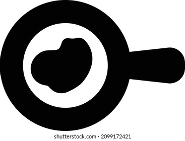 omelette vector illustration isolated on a transparent background . glyph vector icons for concept or web graphics.