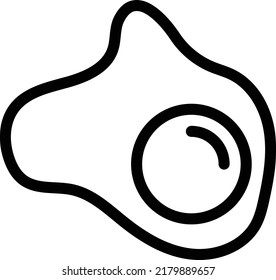 Omelett-Vektorgrafik auf transparentem Hintergrund.Premium-Qualität symmbols.Stroke Vektorsymbol für Konzept und Grafikdesign.