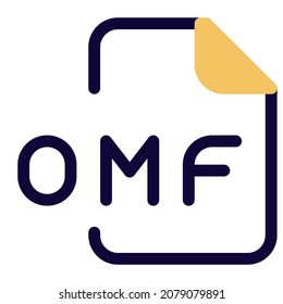 An OMF file is an audio file saved in a standard audio and video format Open Media Framework