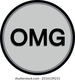 omg network- omg criptomoeda desenhos de logotipos em fundo abstrato. Ilustrações em 3d.