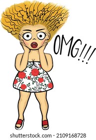 OMG - Oh my God shock, stun