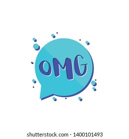 OMG vector art, modern design