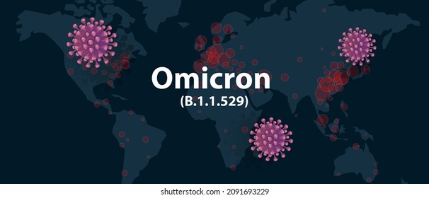 omicron covid-19 new variant spread mutation world map infectionrisk outbreak