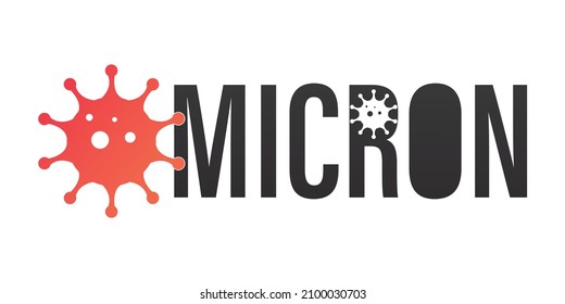 Omicron New Mutation Variant B.1.1.529 Concept. Public Health Risk. Fighting the Coronavirus. Vector symbol Omicron. Editable Illustration.