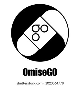 Omisego icon. Simple illustration of omisego vector icon for web