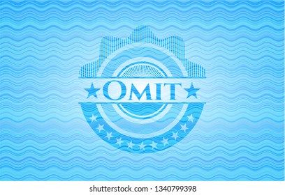 Omit water representation style emblem.