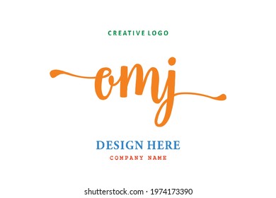 OMJ lettering logo is simple, easy to understand and authoritative