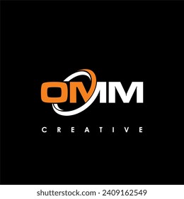 OMM Letter Initial Logo Design Template Vector Illustration