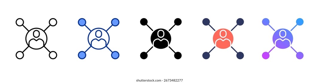Omni-Channel icon sheet multiple style collection