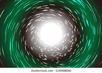 Omnidirectional camera, black hole, Warp drive, Faster than light travel