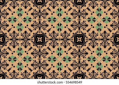 on an abstract background texture vintage color openwork pattern of geometric elements of the Victorian style figures
