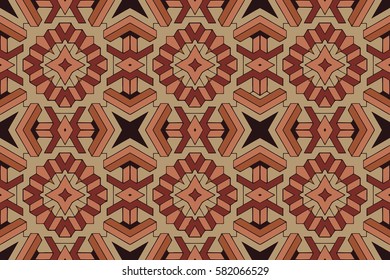 on an abstract background texture vintage color openwork pattern of geometric elements of the Victorian style figures