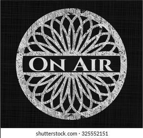 On Air chalk emblem