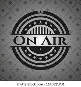 On Air dark emblem. Retro