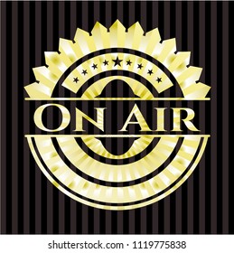 On Air gold badge