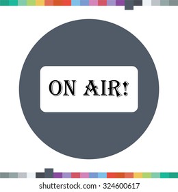 On air icon.