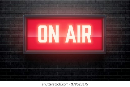 On Air Realistic Sign