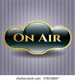 On Air shiny badge