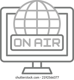 Icono del vector de aire. Se puede usar para imprimir, móviles y aplicaciones web.