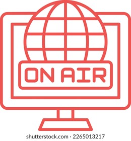 On Air vector icon. Can be used for printing, mobile and web applications.